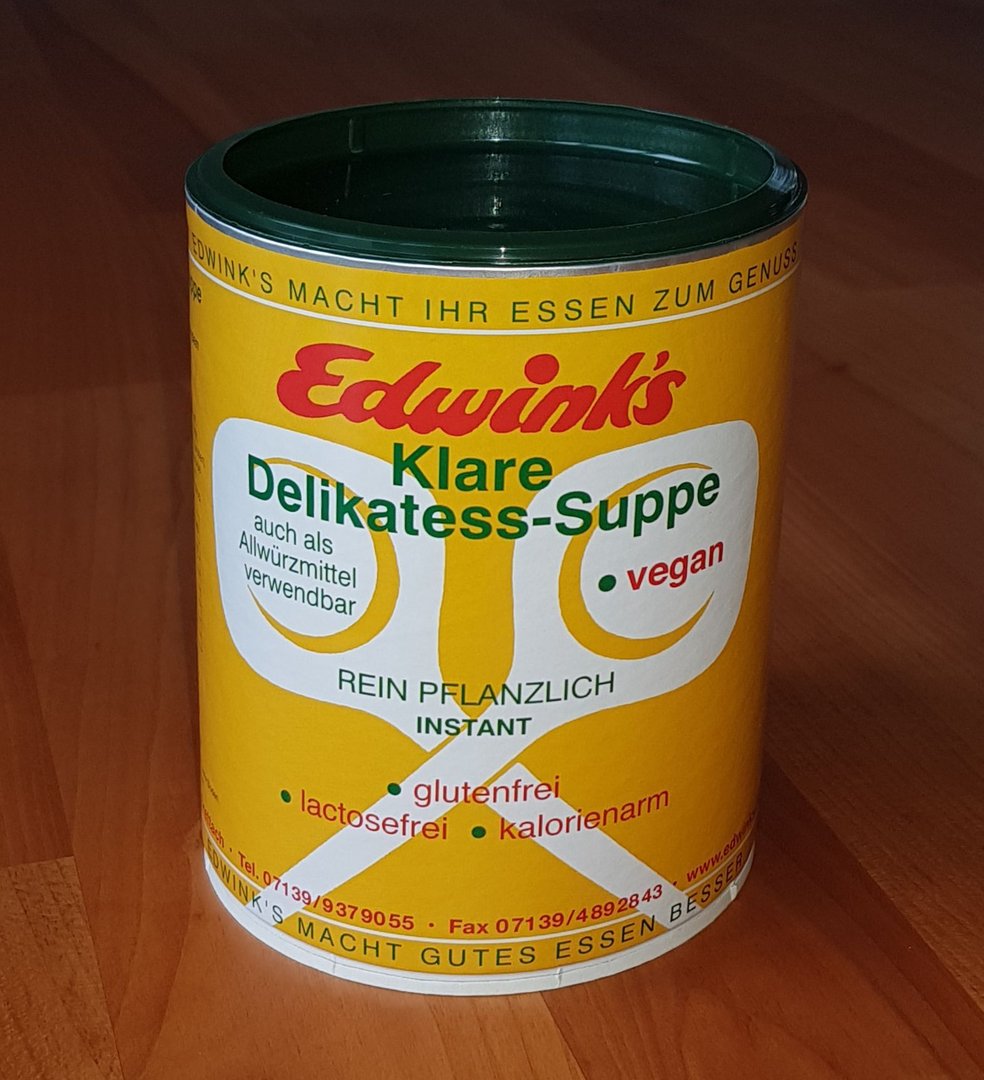 Edwinks Klare Delikatess-Suppe und Allwürzmittel   Angebot